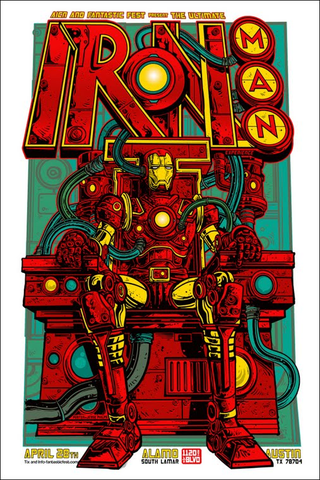 Illustration for article titled Iron Man 2 Posters That Look Forged from Sheer Cool